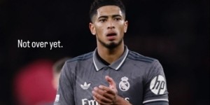 欧冠1/4决赛首回合0-3告负，贝林厄姆社媒晒图鼓励球队：还没结束